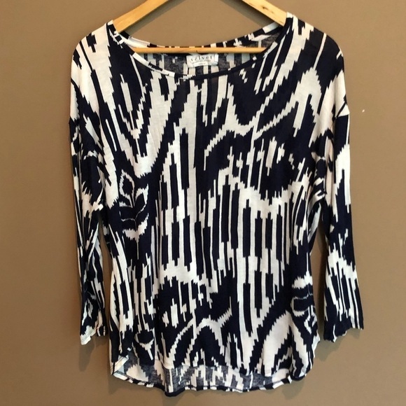 Velvet by Graham & Spencer 3/4 Sleeve Top Large‎ - Picture 3 of 7